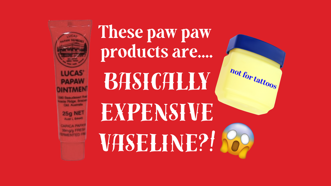 Is paw paw good for tattoos? (the truth behind these red tubes!)